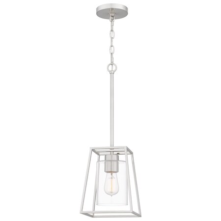 Quoizel Prescott Mini Pendant 1 Light Brushed Nickelbrush PRC1508BN